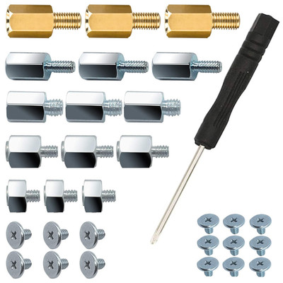30PCS PCIe NVMe M.2 SSD Mounting Screws Kit for Asus Gigabyte Motherboards New