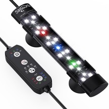 SEAOURA 24/7 Submersible LED Aquarium Light for Plants Fish Tank, 7 Inch