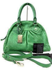 Marc by Marc Jacobs Classic Q Baby Aidan Leather Crossbody 2Way Handbag Green