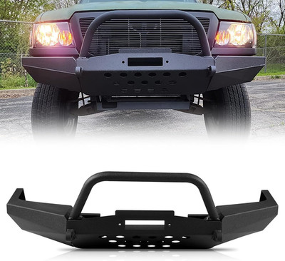 Full Width Front Bumper Fit for Ford Ranger 1998-2011, W/Winch Plate Bull Bar D-