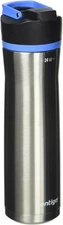 Contigo Cortland Chill 2.0 24oz (Single Pack), Stainless Steel w/ Blue Poppy 