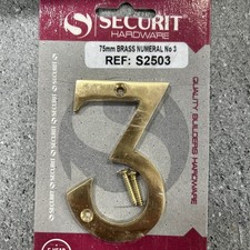 Securit 75mm Brass No.3
