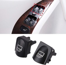 2PCS Driver Window Switch Button Covers for Power Window Master Switch Repair Bu