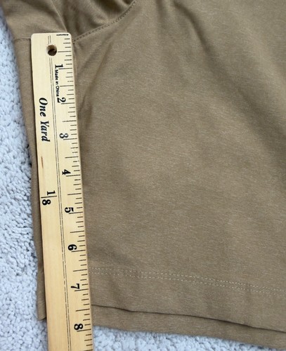 Neu Columbia Herrenshorts Größe 34 Schrittlänge 8" khaki hellbraun braun Gürtel Wandern - Bild 9 von 10