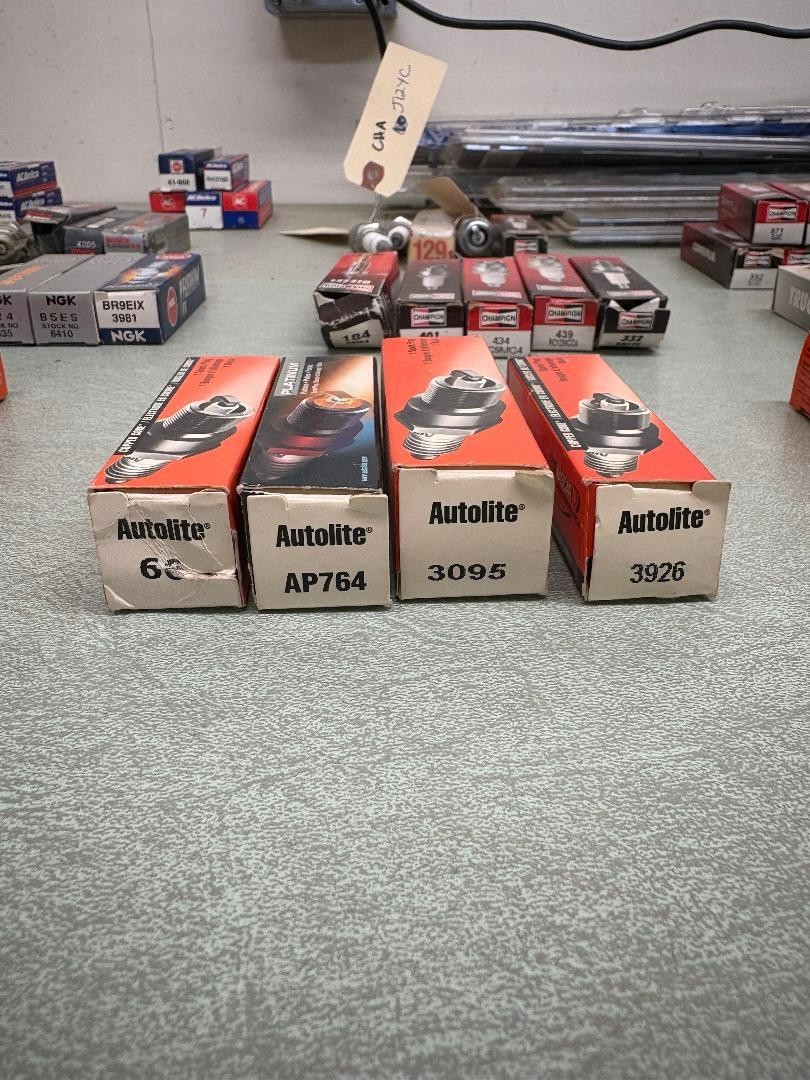 FOUR AUTOLITE SPARK PLUGS VARIETY PACK  66, AP764, 3095, 3926