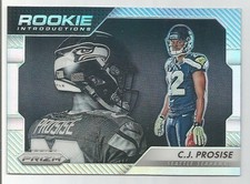 2016 Panini Prizm Rookie Introductions Silver C.J. Prosise #16 - Surface Scratch