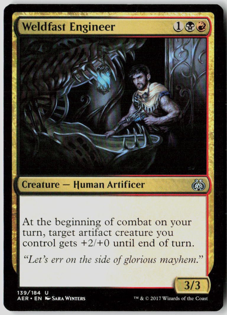 Magic - Weldfast Engineer Aether Revolt [AER - 139] NM Uncommon
