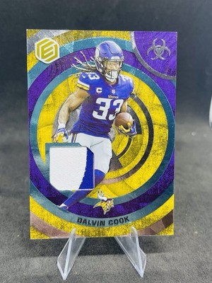 2022 Panini Elements Critical Mass Patch Blue /47 Dalvin Cook #CM-DC Vikings