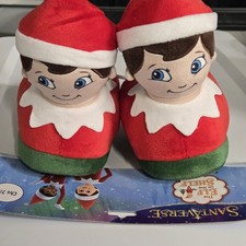 New "Elf On The Shelf" Slippers Kids Unisex Size 7/8 Christmas New With Tags