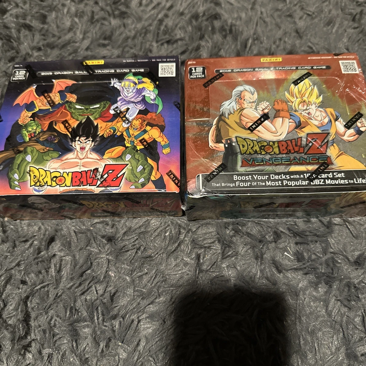 Dragon Ball Z TCG Panini Sealed Collectible Card Game Boxes for