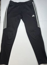 Adidas Climacool Women  s Medium Black Jogger Track Pants Zip Ankles Zip Pockets