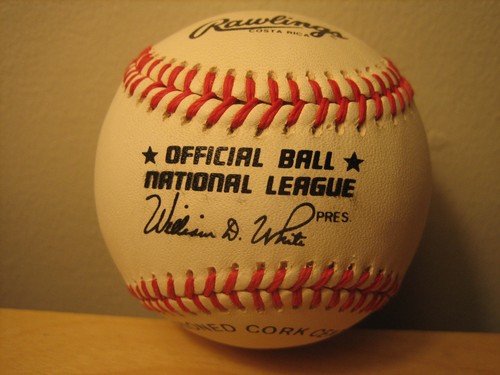 Cardenales de béisbol oficiales de la Liga Nacional Stan Musial firmados #SM2 - Imagen 2 de 2