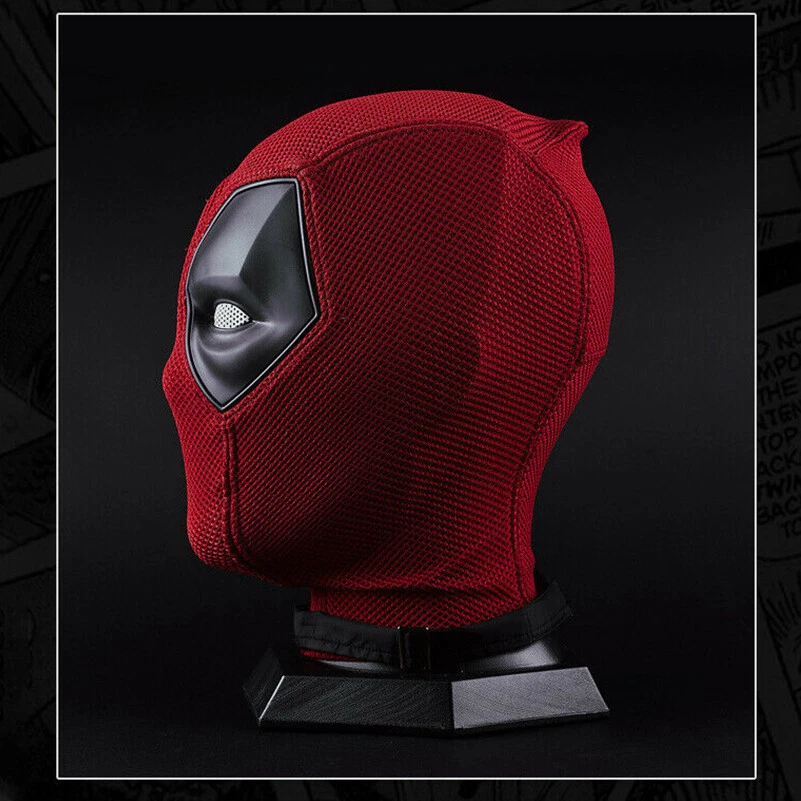 Deadpool Full Face Mask Perspective Superhero Breathable Knit Mask Halloween Cos - Image 4 of 4
