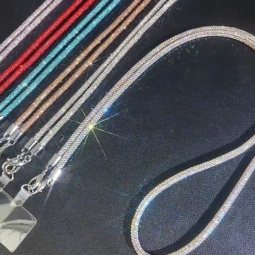 Bling Bling Phone Anti-lost Rope Phone Case Chain Straps Phone Accessories - Photo 4 sur 19