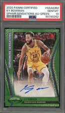Ky Bowman Rookie 2020-21 Panini Certified Auto Green (#d 4/5) #SSAKBM PSA 10