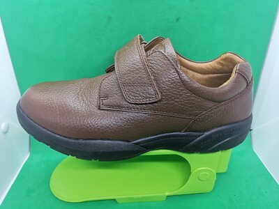 Dr Comfort William Shoes Men Size 13 W Brown Leather Slip On Walking Shoes 6020 Dr. Comfort Men main image 3