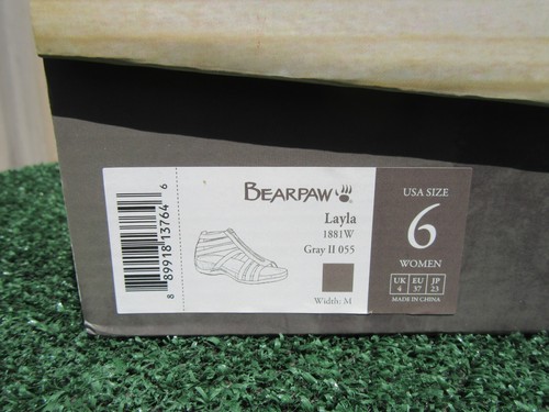 Brand New Bearpaw Layla Gray II Strappy Sandals Shoes Size 6 1881W - Picture 11 of 11