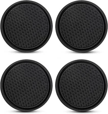 4 Pcs Insert Drink Mat Anti-Slip Cup Holder, Car Cup Coaster, Universal Non Slip