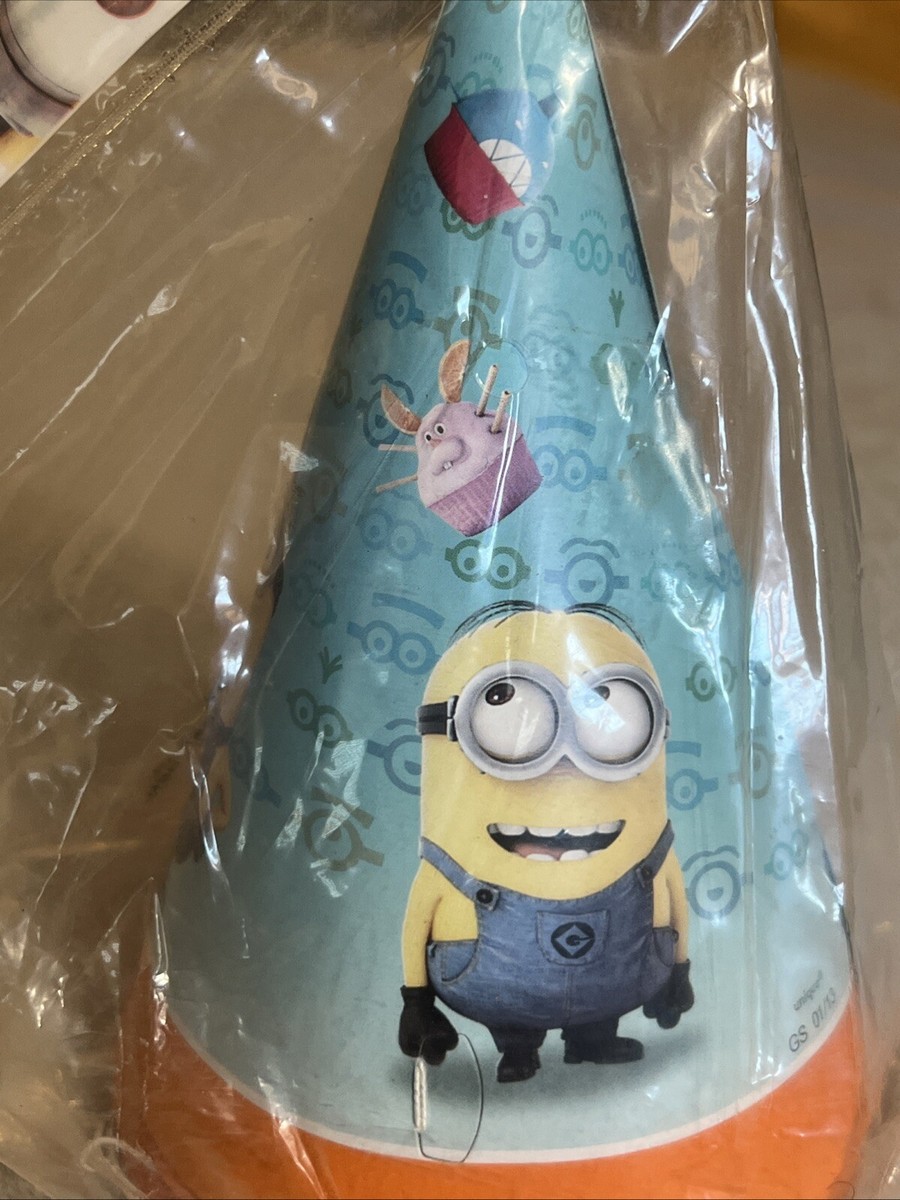 Despicable Me Minion's ct Cone Birthday Party Hats