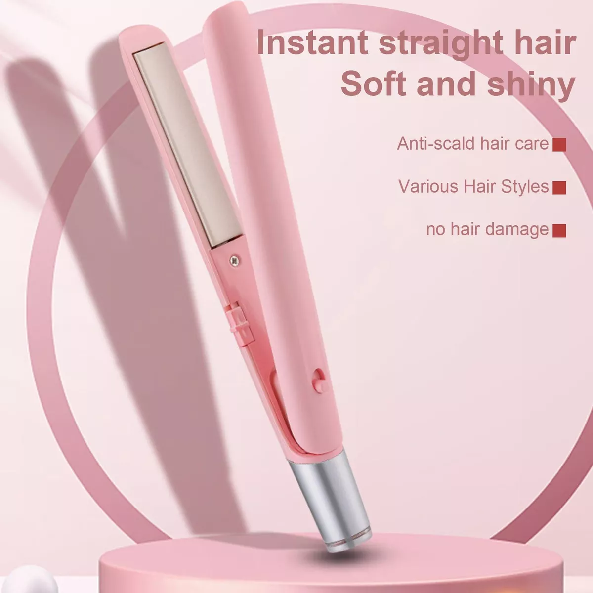 Flat iron that hot sale makes hair shiny