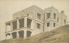 Real Photo Postcard House / Architecture Collection #4183 - Cast Block Construct