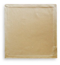 Frederick Thomas caramel beige knitted pocket square FT3173