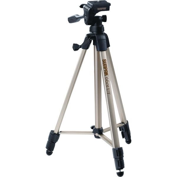Sunpak 620-060 Штатив емкостью 8 фунтов с 3-ходовой поворотной головкой, 59 дюймов. Расширенный