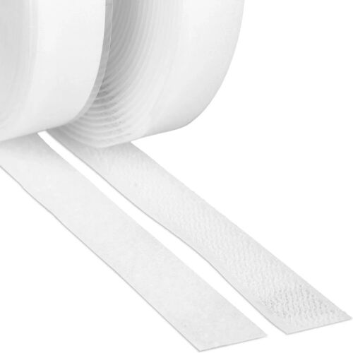 8M SELF ADHESIVE Stick on Tape HOOK & LOOP Sticky Strips Strong Heavy Duty Sided - Picture 15 of 35