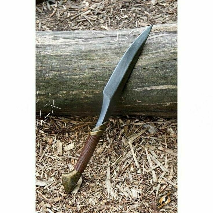 IMPRESIONANTE GAGA TANTO TÁCTICA DE ALTO CARBONO HECHA A MANO HERMOSA 15" CON FUNDA