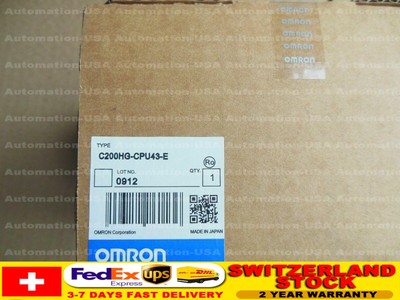 1PC Omron C200HG-CPU43-E C200HGCPU43E PLC Module New In Box Fast Shipping