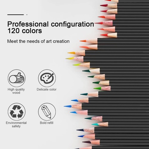 Art Supplies Drawing Kit - 146-Piece Colored, Graphite, Charcoal for All Artists - Picture 7 of 9