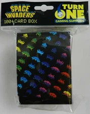 Space Invaders 100+ Card Box Sleeved Deck Storage for Pokemon, MTG, TCG, NEW