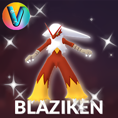 Shiny Blaziken - Pokémon GO Trade - Brillante