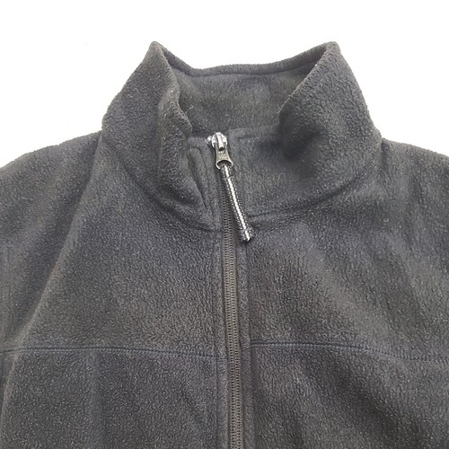 Cabelas Vest Womens Medium Black Fleece Jacket Full Zip Outerwear Polyester - Picture 2 of 12