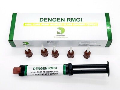 Permanent Dental Dual Cure Resin Cement For Loose Caps Maryland Bridges Dengen