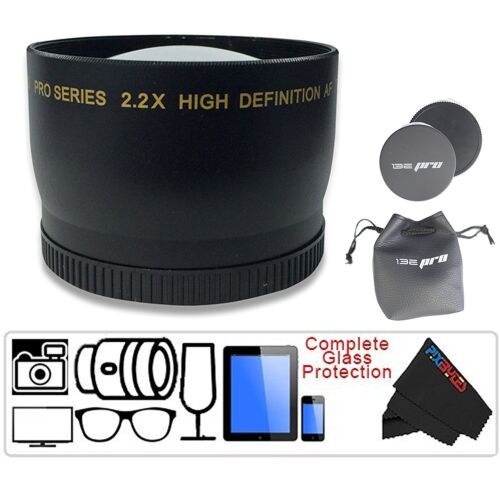 I3ePro 58MM 2.2X Telephoto Zoom Lens for Canon EOS Rebel T6i T6s T5i T5 T4i T3i - Picture 1 of 2