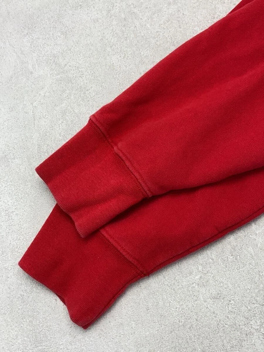 Felpa Supreme con cappuccio S cotone stampa rossa usata