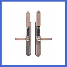 Biometric Fingerprint Digits Pad RFID Card APP f/Narrow Side Push/Pull Door Lock