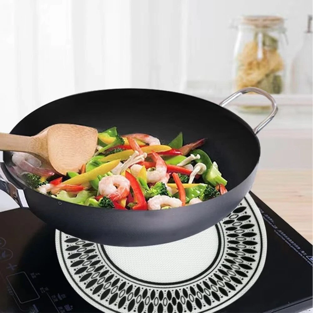 Air Fryer Liners Silicone Mats Cooktop Scratch Protector  For Induction Stove