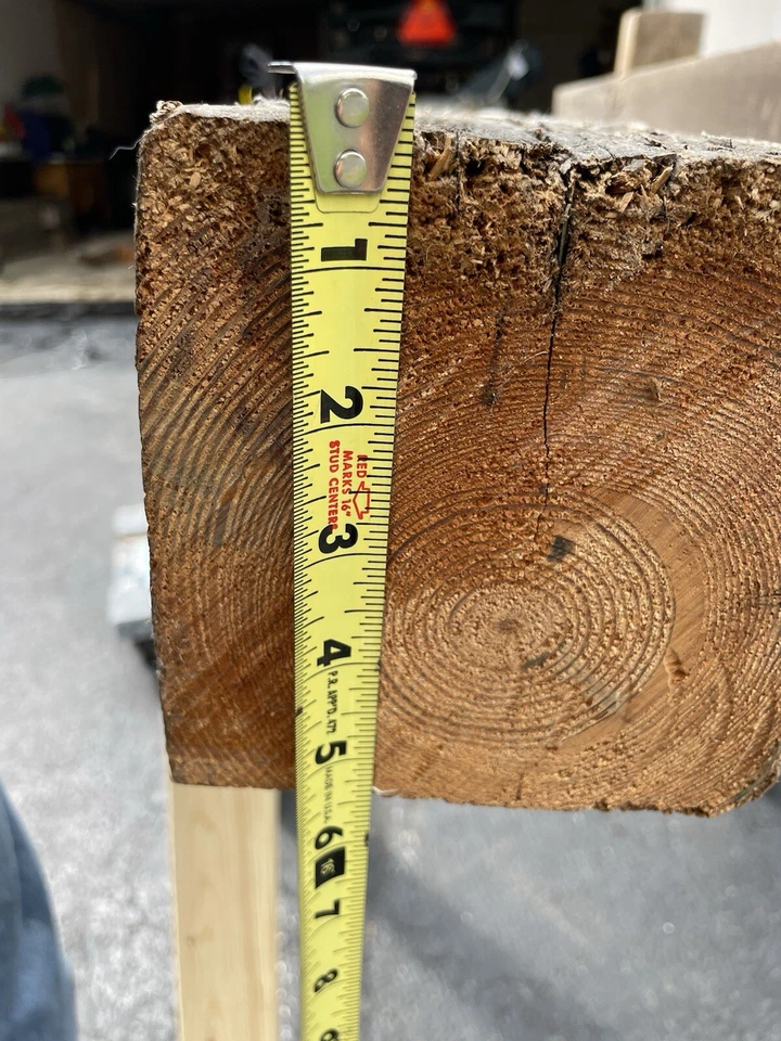 Vigas de madera de granero recuperadas 5x5x101 viga maciza Foto 2 de 4