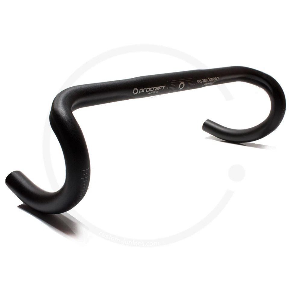 Procraft Road Pro Compact Rennlenker | Klemmung 26.0 | schwarz - 380mm - 440mm