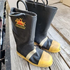 Thorogood Hellfire 13 Rubber Insulated Structural Bunker Boots Fireman 807-6000
