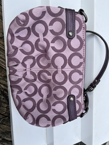 Sanft gebraucht, süß, CC Logo, COACH, lila, Handgelenktasche, Tasche/Geldbörse - Bild 12 von 12