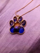 Cremation Necklace Custom Memorial Ash Pet dog cat loved one cremains keepsake