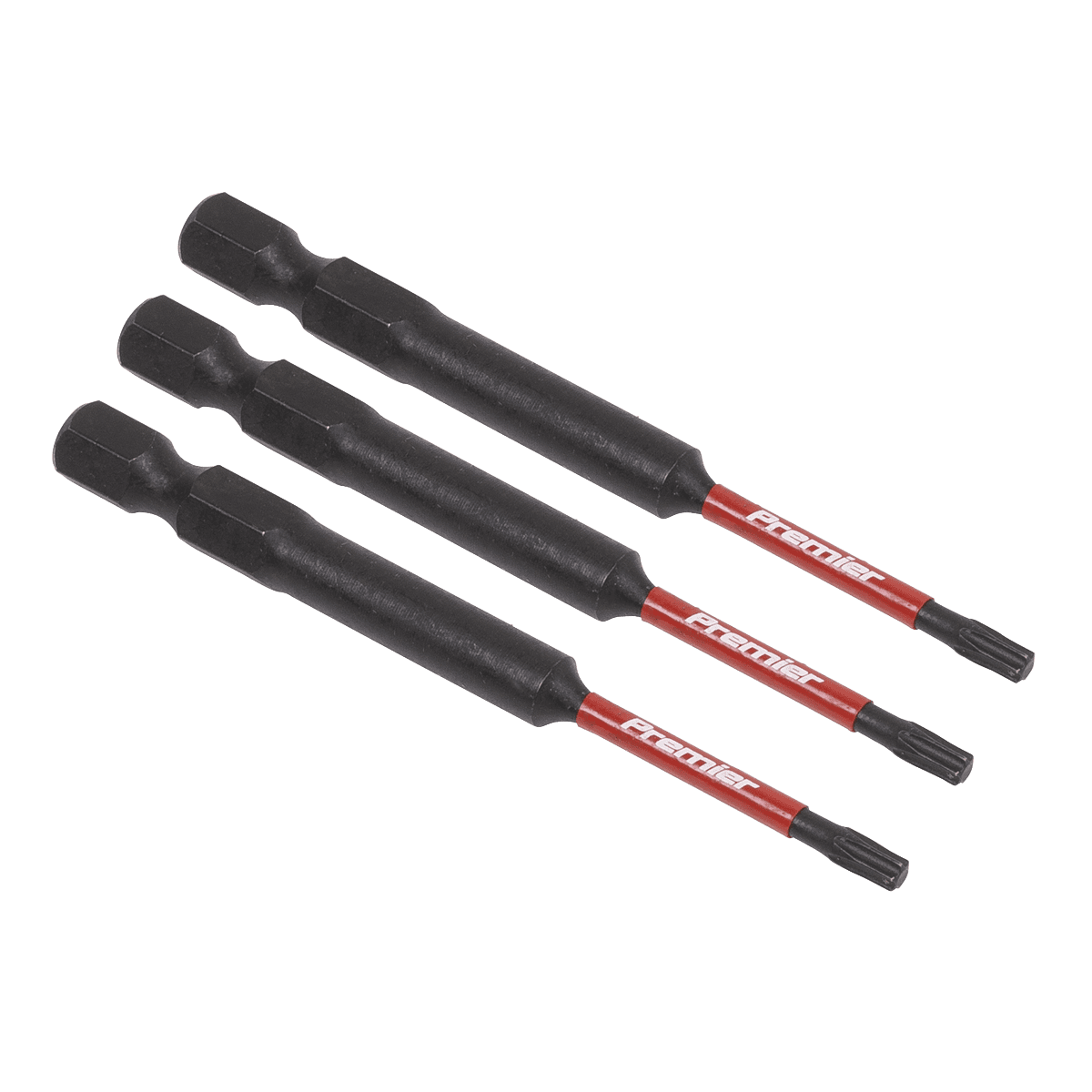 Sealey AK8265 Premier TRX-Star* Impact Power Tool Bits T10 x 75mm 3pc