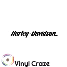 Fits 5"- 60" Script Harley Vinyl Decal Motorcycle Vehicle ANY Color FREE S/H
