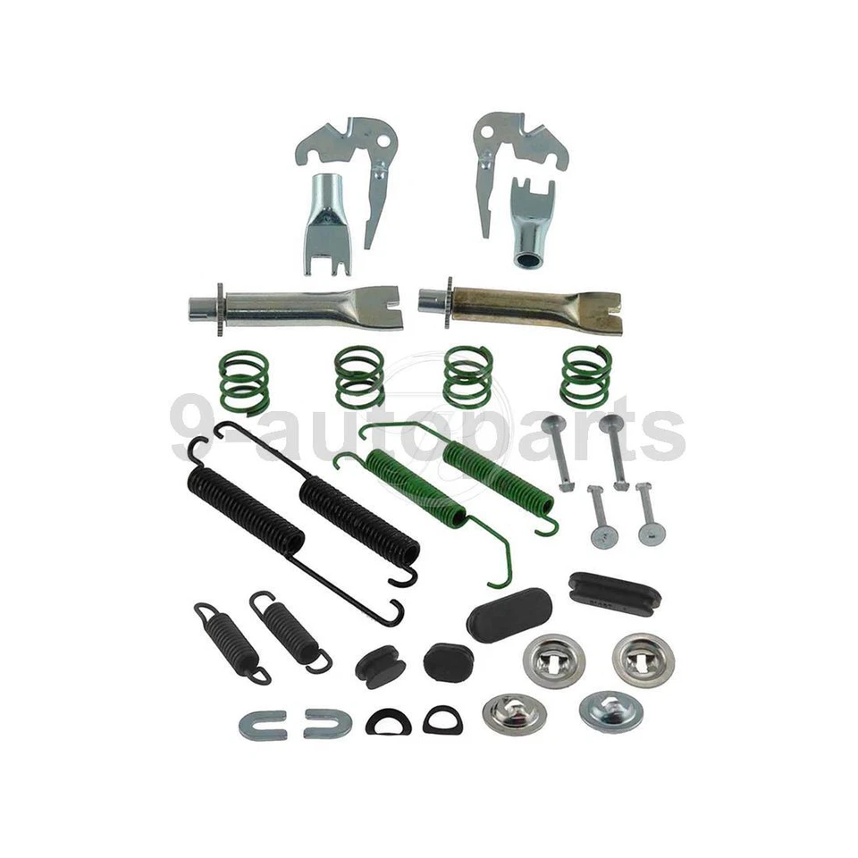 Kit de tambores y zapatas de freno trasero y herrajes para Jeep Compass 2008-2017 Foto 3 de 4