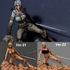 Demon Hunter Ciri Impresión 3D GK Figura Modelo Kit Sin Pintar Sin Montar Kit de Garaje