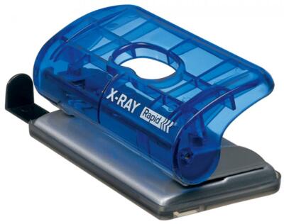 Rapid X Ray Locher Bürolocher EC 10, Oberteil: transparent-marine