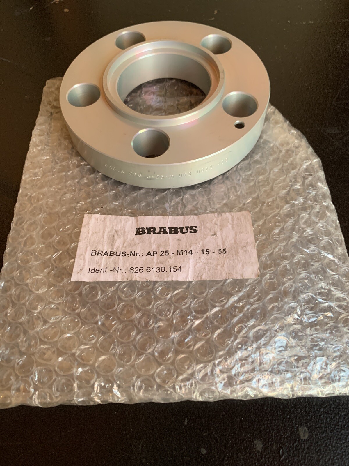 BRABUS Wheel Spacer 25 MM 86 MM To 66.5 MM Hub centric set Of 4 Pcs #6266130154